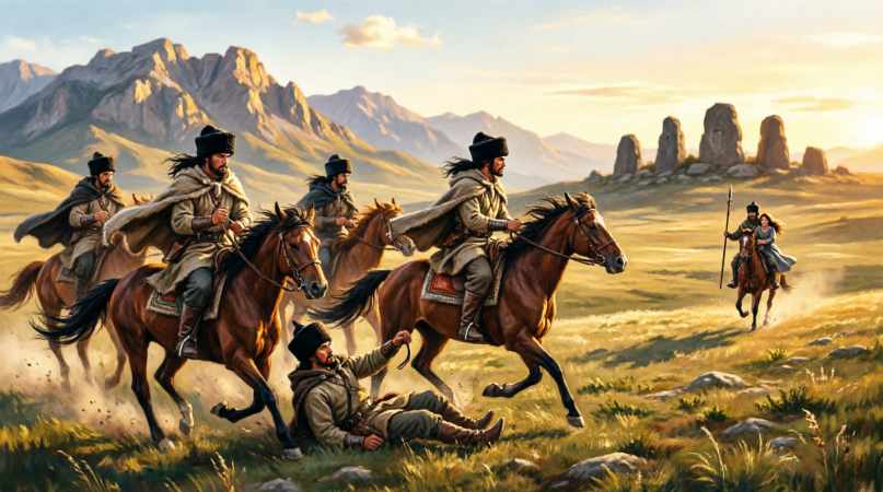 Легенда о кургане Ошад в Майкопе