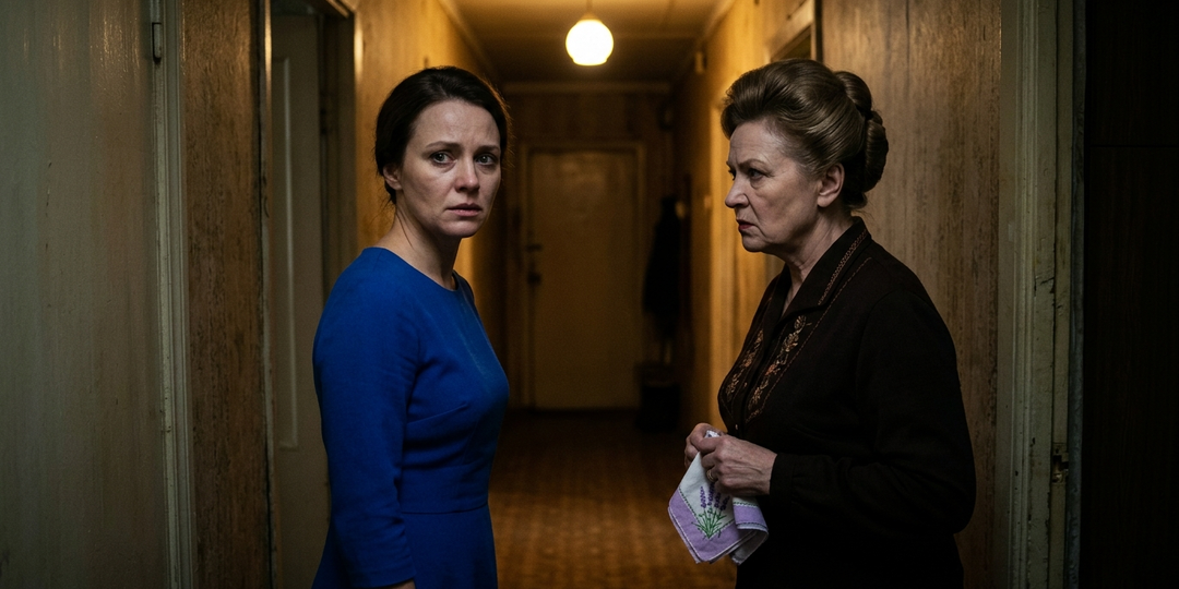 — Ты зачем опять эту тряпку на кухне повесила? Я же сказала, нам нужна чистота.