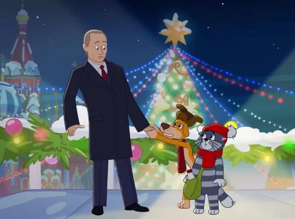    Путин появился в новогодней серии мультсериала «Простоквашино»