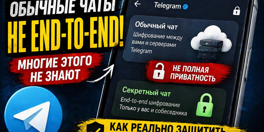 Большинство в Telegram переписываются с ложным чувством безопасности