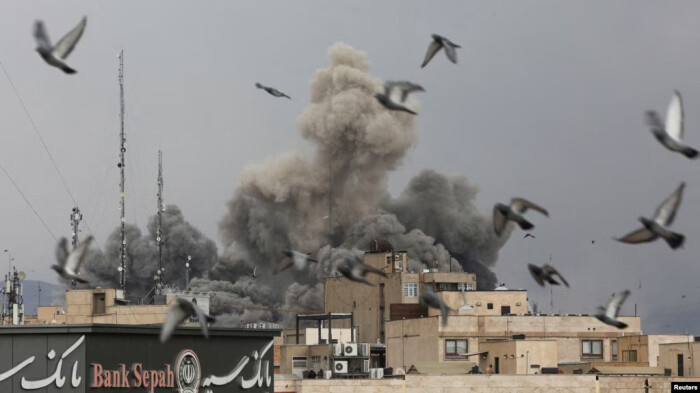 Удар по Тегерану, 2 марта 2026 года.   
Источник фото: Reuters  📷
