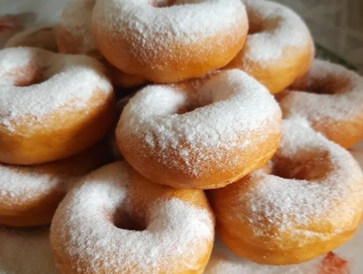 Пышные,румяные и очень вкусные пончики