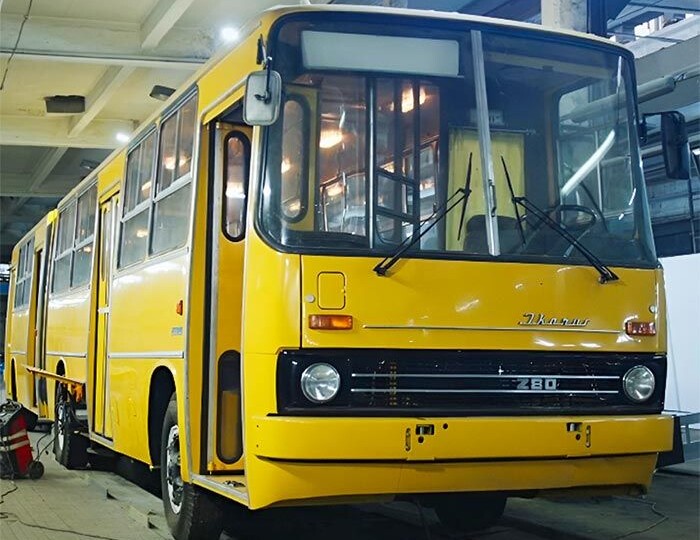 Музей транспорта Москвы отреставрировал автобус «Икарус-280»