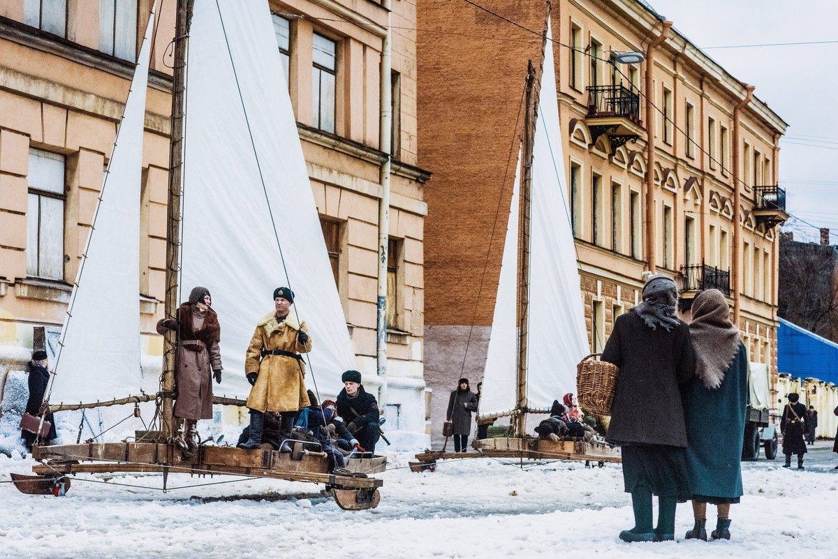    Фото со съёмок фильма «Ангелы Ладоги» / «Централ Партнершип»