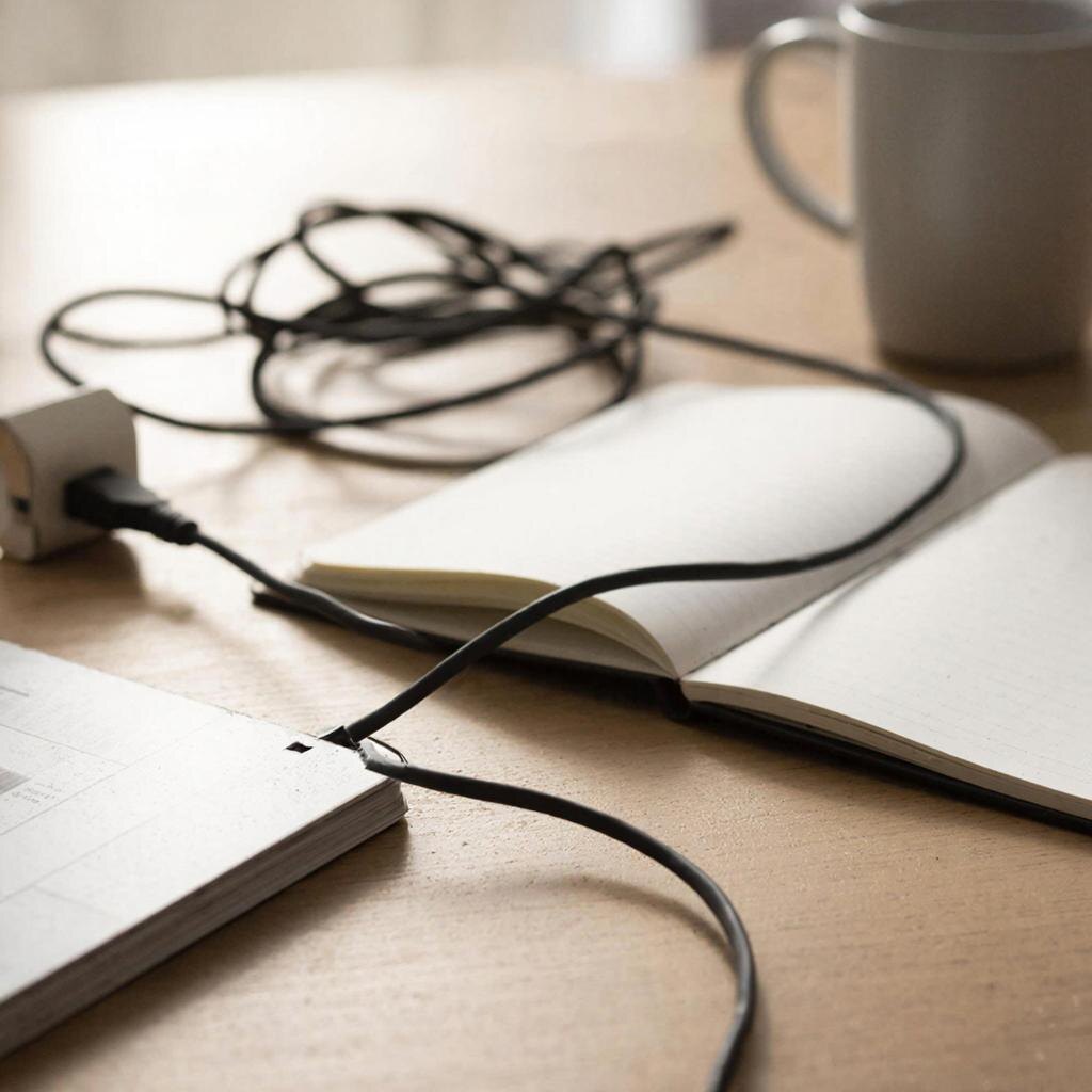 на столе нет места