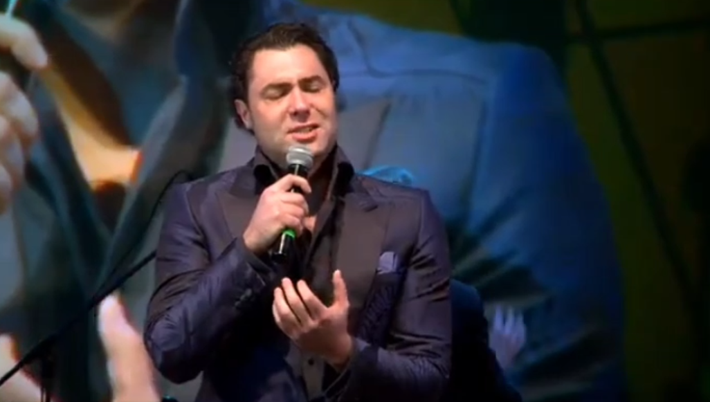 Скриншот автора с концертного выступления