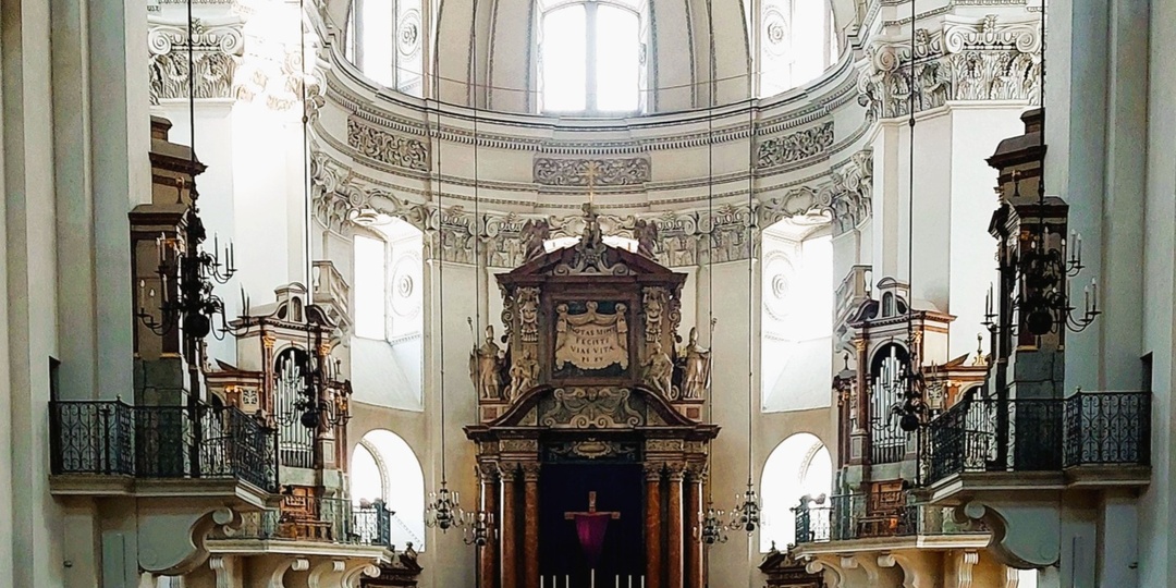В кафедральном соборе Зальцбурга