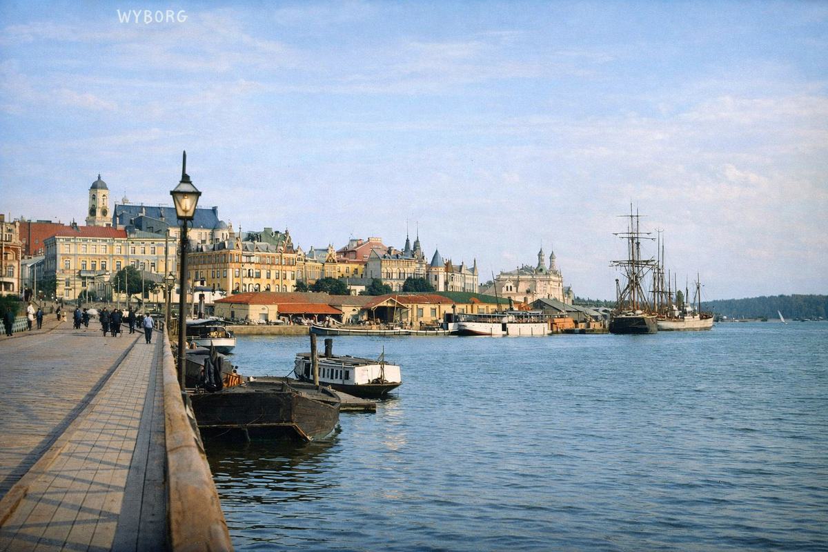 Здесь и далее раскрашенные оригинальные фотографии тех лет