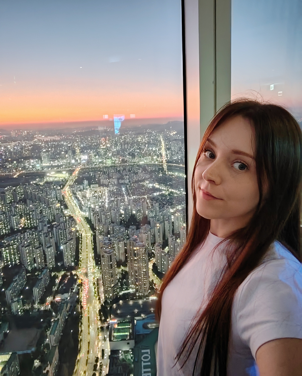 Сеул, смотровая площадка Seoul Sky. Фото автора. 