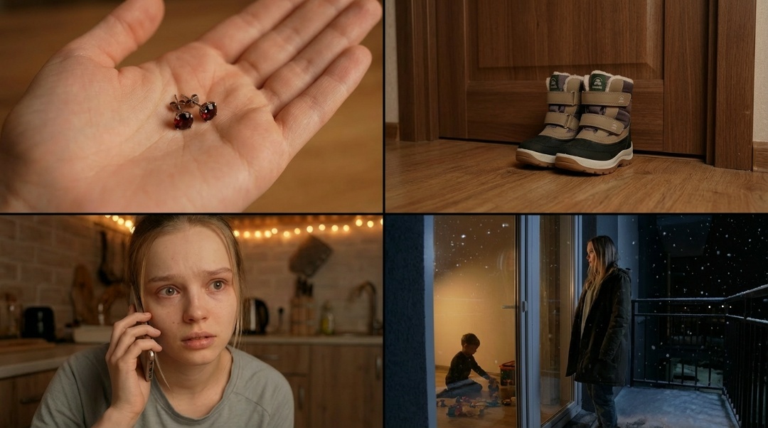 Звонок телефона — резкий, неожиданный. Затем голос управляющей — ровный, без эмоций. На балконе — тишина и холод. Снег почти беззвучный.