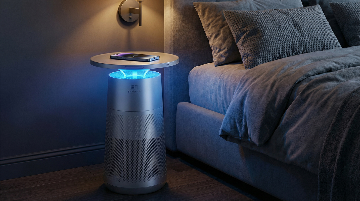 Умный очиститель воздуха Polaris PPAT 80P Wi-Fi IQ Home.