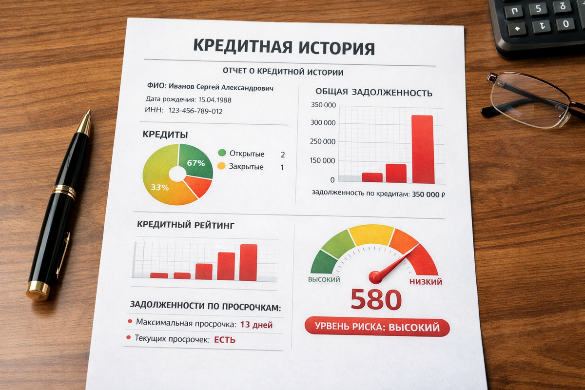 Кредитная история после банкротства