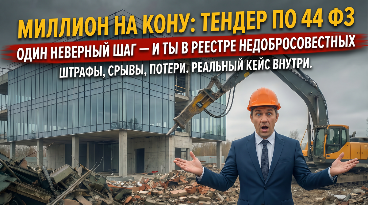 Миллион на кону: почему один неверный шаг в тендере может стоить дорого