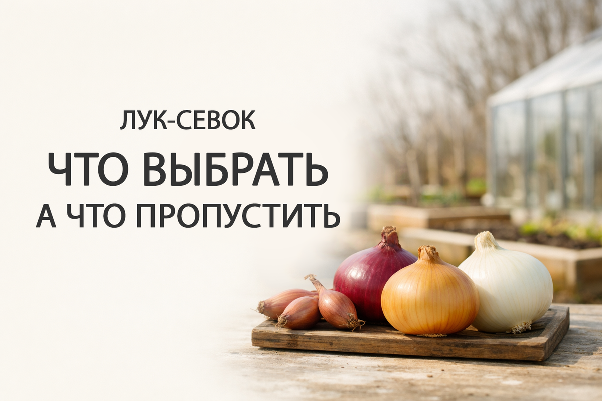 Какие сорта лука-севка лучше купить весной