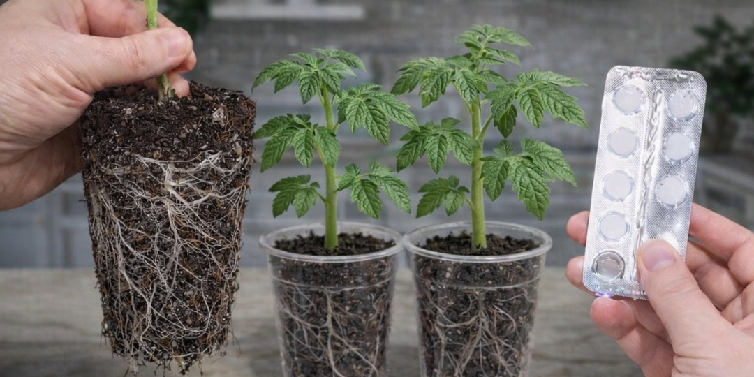 2 таблетки заставят любую рассаду толстеть и активно развиваться. Рассада коренастая, крепкая, здоровая!