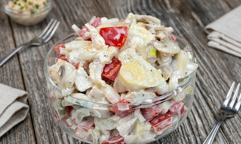 Салат "Амелия", он просто восхитительный. Я так долго искала этот рецепт и наконец нашла