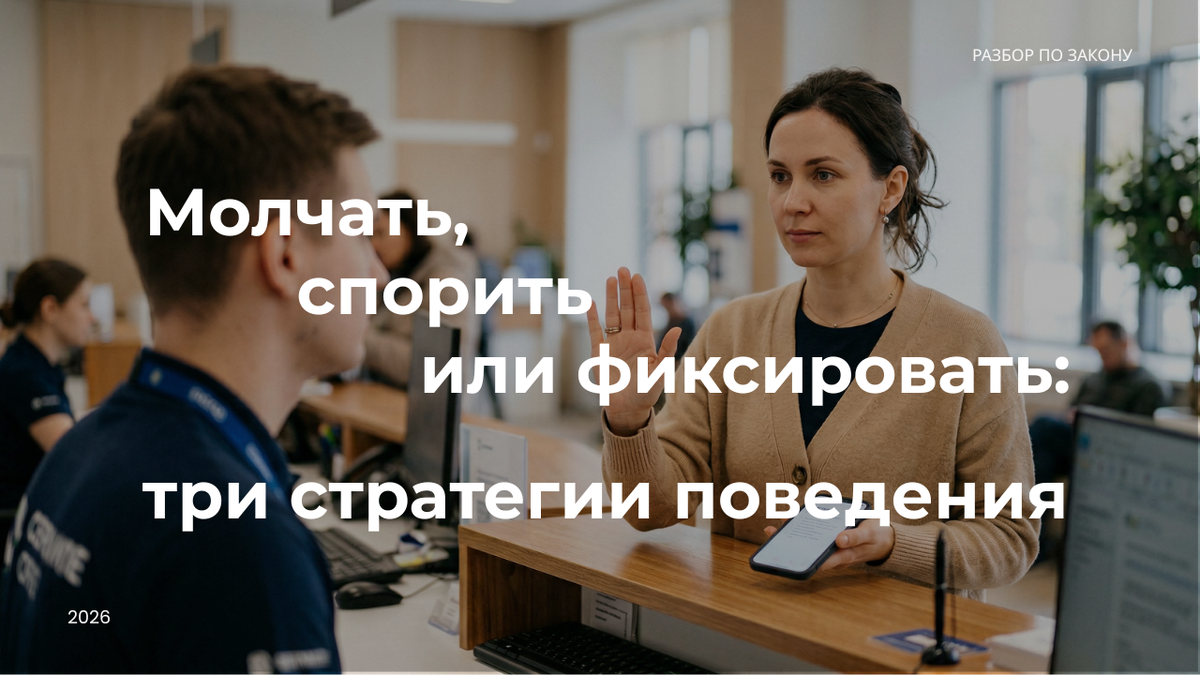 В конфликте то взрываетесь, то замираете? Рассказываю о трёх стратегиях — когда выгодно молчать, когда спорить, а когда просто спокойно всё фиксировать.