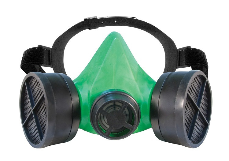 Респираторы бывают разные. Тут точно не подскажу - какой лучше, но сам при интенсивной окраске использую подобный. Желательно искать такие, которые подходят для малярных работ.