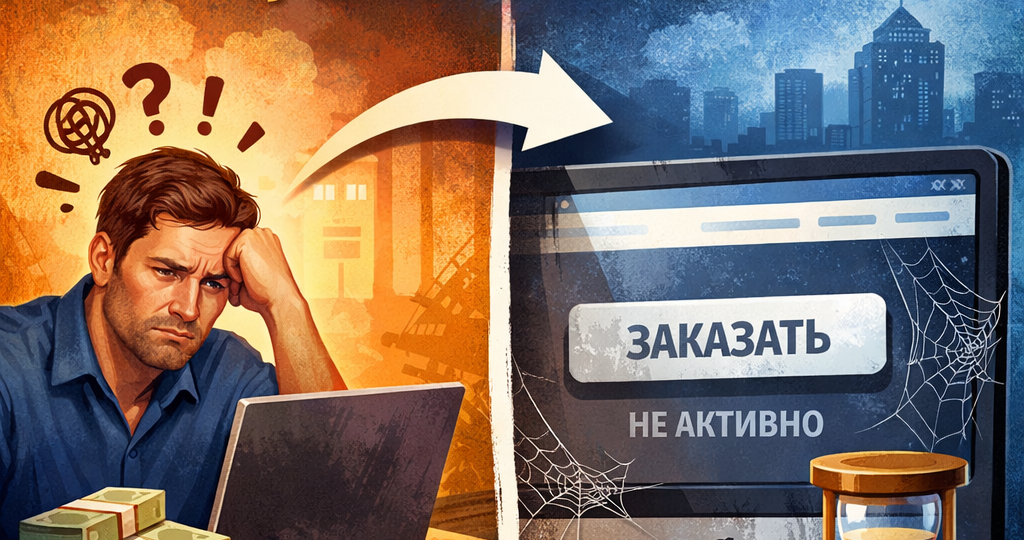 Почему 90% сайтов услуг не продают в момент, когда клиент уже готов платить