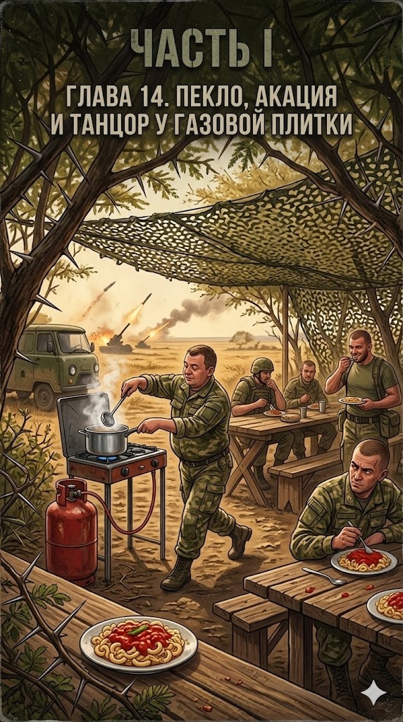 Создано при помощи ИИ для книги-сериала «Записки мобилизованного»