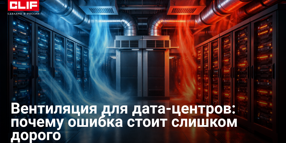 Вентиляция для дата-центров: почему ошибка стоит слишком дорого