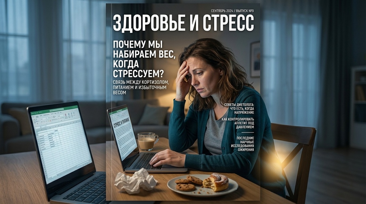 Проблема не в еде. Проблема в голове. Точнее, в том, что голова переживает хронический стресс, а тело послушно откладывает жир именно туда, куда вы меньше всего хотите.