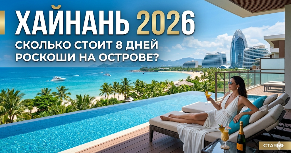 Хайнань 2026: Можно ли отдохнуть по-королевски в Китае, имея меньше 300 тысяч в кармане?