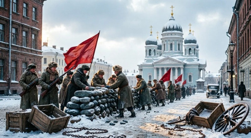 Зимние баррикады 1905г.
