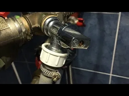 Как поменять кран подачи воды на стиральную машину?