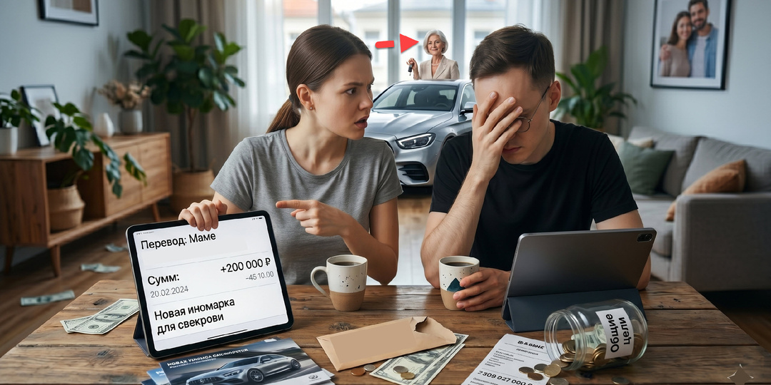 «Инвестиции в маму: Как раздельный бюджет вскрыл двойную жизнь мужа и новенькую иномарку свекрови»