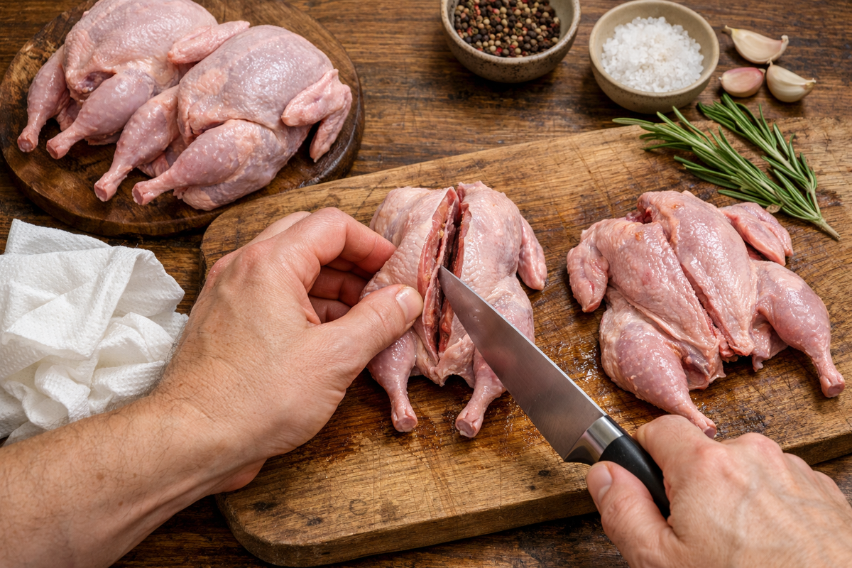 Подготовка перепелок 