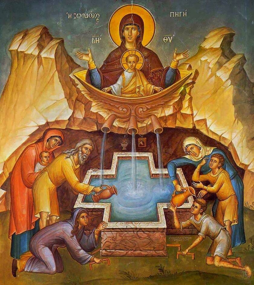 Икона Богородицы "Живоносный источник"