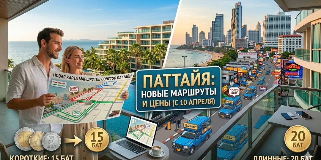 Прощай, десятка! В Паттайе подорожал самый народный транспорт