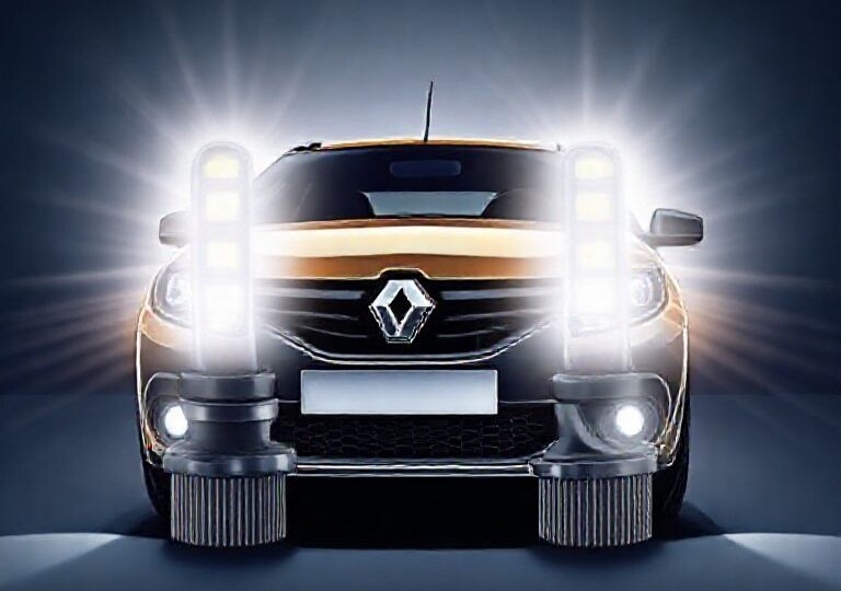 Лампы применяемые в Рено Логан: Тип ламп и их мощность