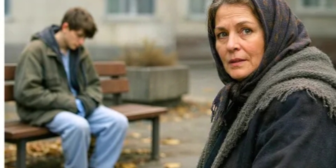 На скамейке сидел грустный парень Саша. К нему подошла женщина и помогла ему. И это изменило его судьбу навсегда