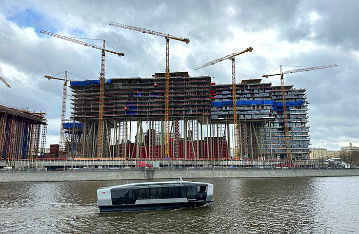    Строительство ЖК «Бадаевский» на западе Москвы. Фото: АГН «Москва»