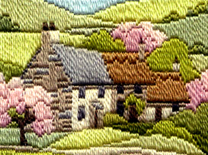 О вышивке гладью, часть 2