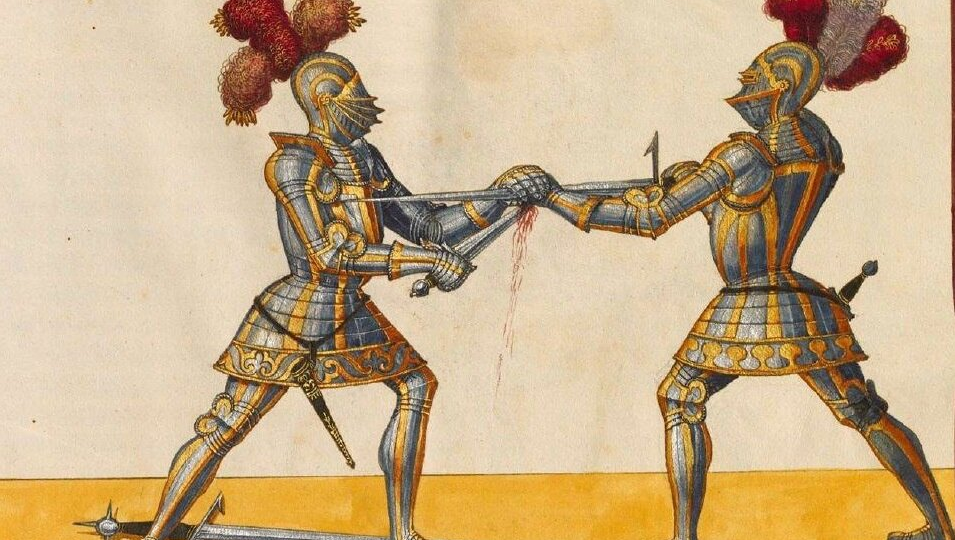 Сколько весил настоящий меч для боя в доспехах?