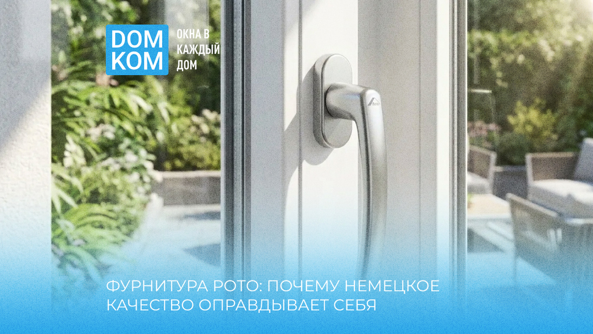 Фурнитура Рото: почему немецкое качество оправдывает себя