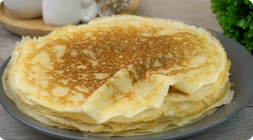 Блины «Все по одной кружке»: Рецепт, который вы запомните с первого раза...