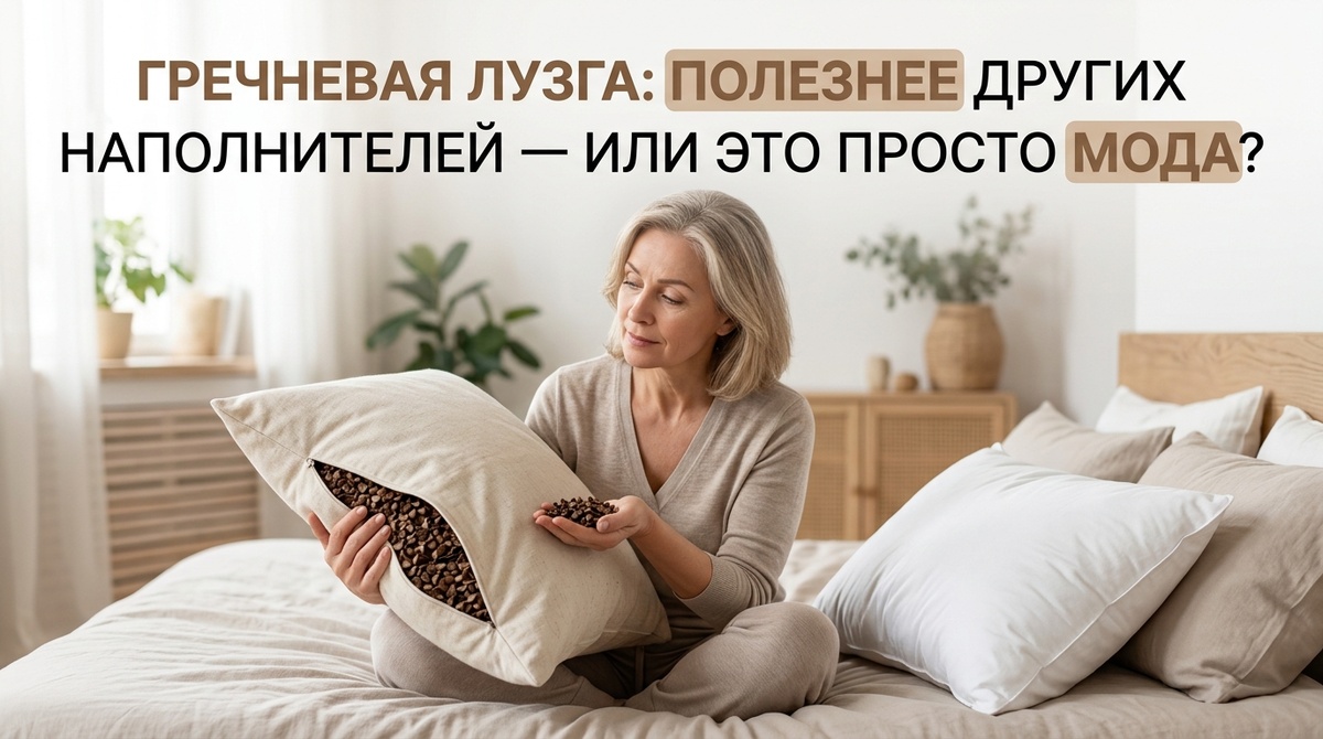Гречневая лузга: действительно ли она полезнее других наполнителей — или это просто мода