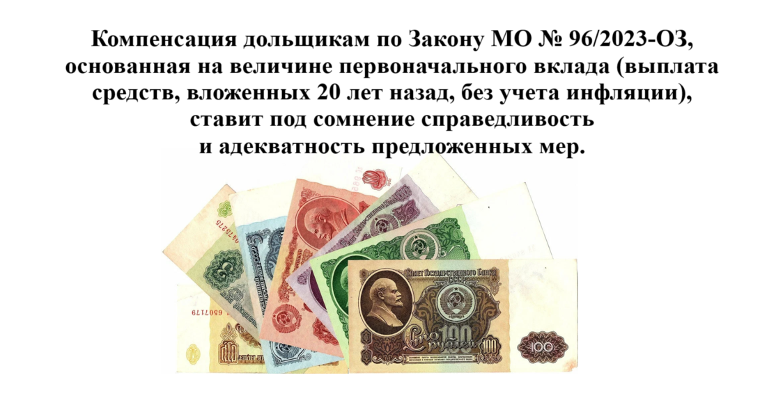 Выплаты дольщикам ЖК "Академия" по 96 закону МО, 20 лет спустя