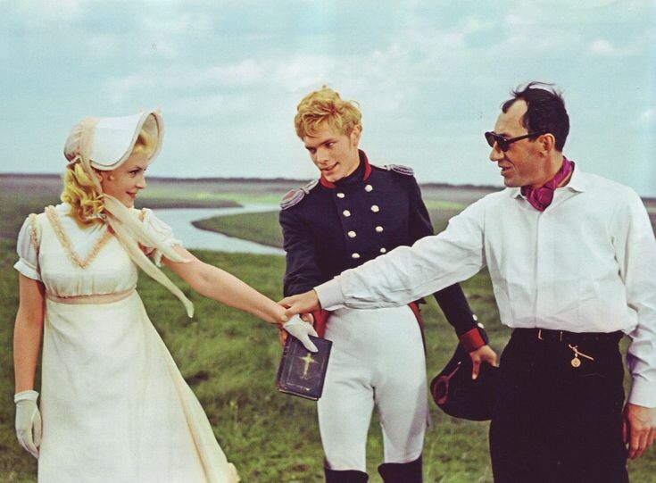 Фото со съёмок фильма «Метель» (1964). Кинопоиск.ру.