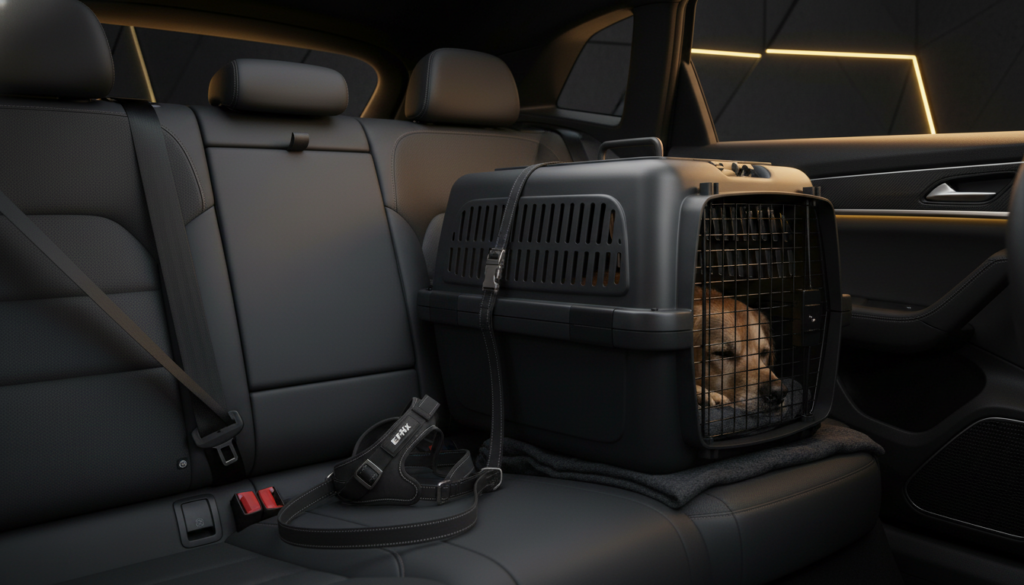    Как везти питомца в автомобиле перед поездкой за запчастями Effix Mall