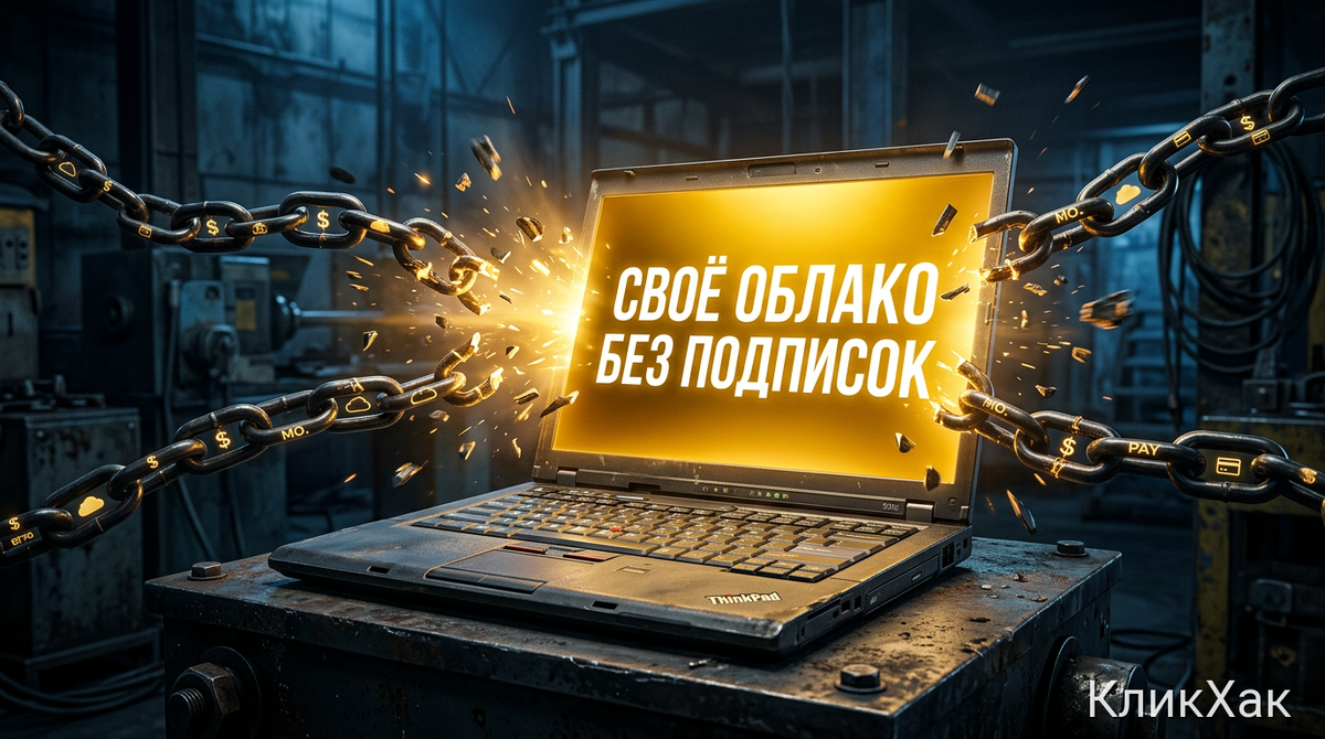Когда ваш старый ноутбук умнее и безопаснее платных облаков