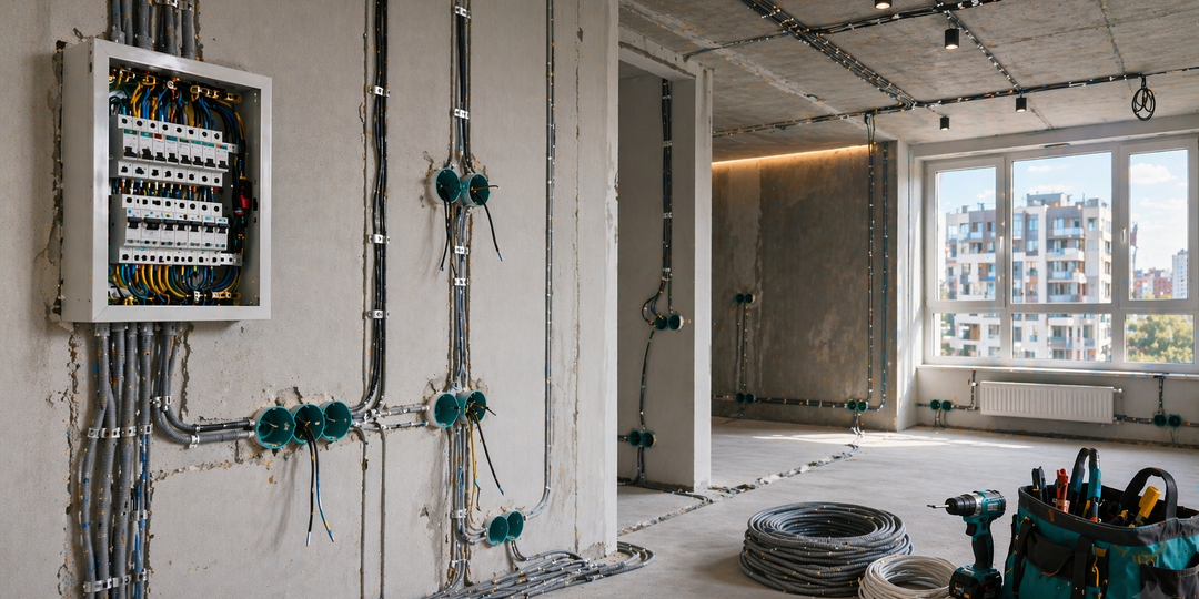 Электрика от застройщика в Ростове-на-Дону: когда её можно оставить, а когда переделка дешевле будущих проблем