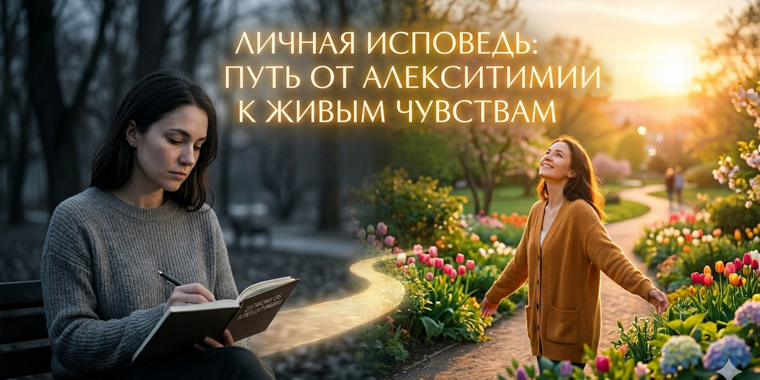 Личная исповедь про путь от алекситимии к живым чувствам