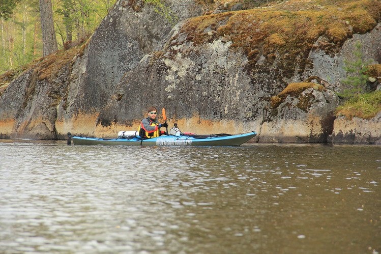 Каяк компании Mykayak  в походных условиях