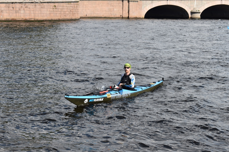 Каяк компании Mykayak  на Неве