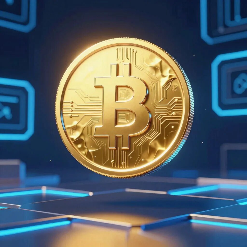 Криптовалюта. Иллюстрация сгенерирована нейросетью